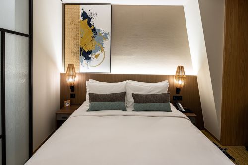 ▲西鐵飯店集團旗下的「Solaria索拉利亞西鐵飯店」今年也插旗台北，將於8月1日開幕，即日起至6月26日於易遊網下訂，每日限量間數可享有7折，搭配折扣碼後等於每人含稅最低1356元。（圖／易遊網提供）