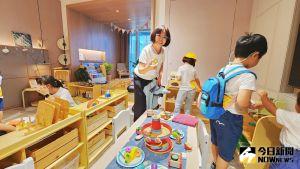 ▲飯店內空間打造出以承億集團吉祥物「夢獸憨吉」為名的「承億夢獸樂園」,首年開班試行採小班制。(圖/記者陳美嘉攝,2023.06.21) ▲飯店內空間打造出以承億集團吉祥物「夢獸憨吉」為名的「承億夢獸樂園」,首年開班試行採小班制。(圖/記者陳美嘉攝,2023.06.21)