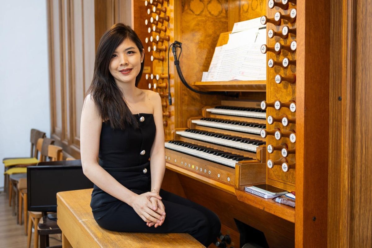 ▲臺灣樂壇的當代指標性管風琴演奏家徐曉怡，今年11月1日將於衛武營國家藝術文化中心音樂廳舉辦｢余曉怡與Bogdan Narloch的華麗交鋒｣管風琴音樂會。(圖／市議員林智鴻辦公室提供)