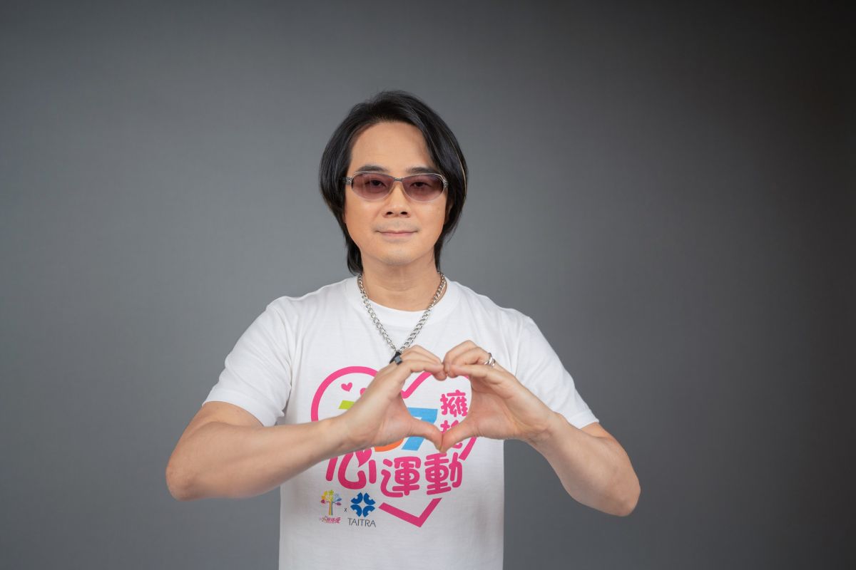 ▲陳建寧號召康康、郭書瑤等人一起獻聲公益單曲，而該曲由AI產出歌詞。（圖／杰思國際娛樂提供）