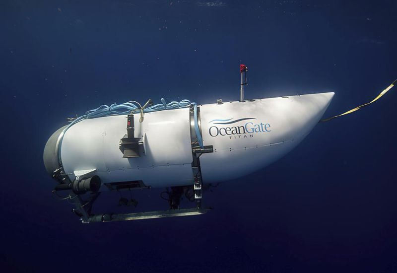 ▲探索「鐵達尼號」殘骸的觀光潛水器「泰坦號」18日失聯，經過數日搜救，最後仍傳出不幸消息。（圖／美聯社／達志影像）