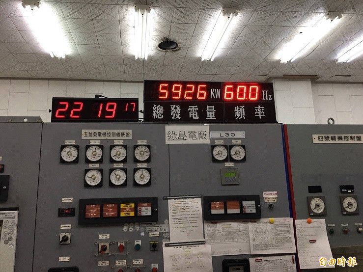 ▲綠島用電量，22日達5926瓩，創42年新紀錄。（圖／台電台東營業處）