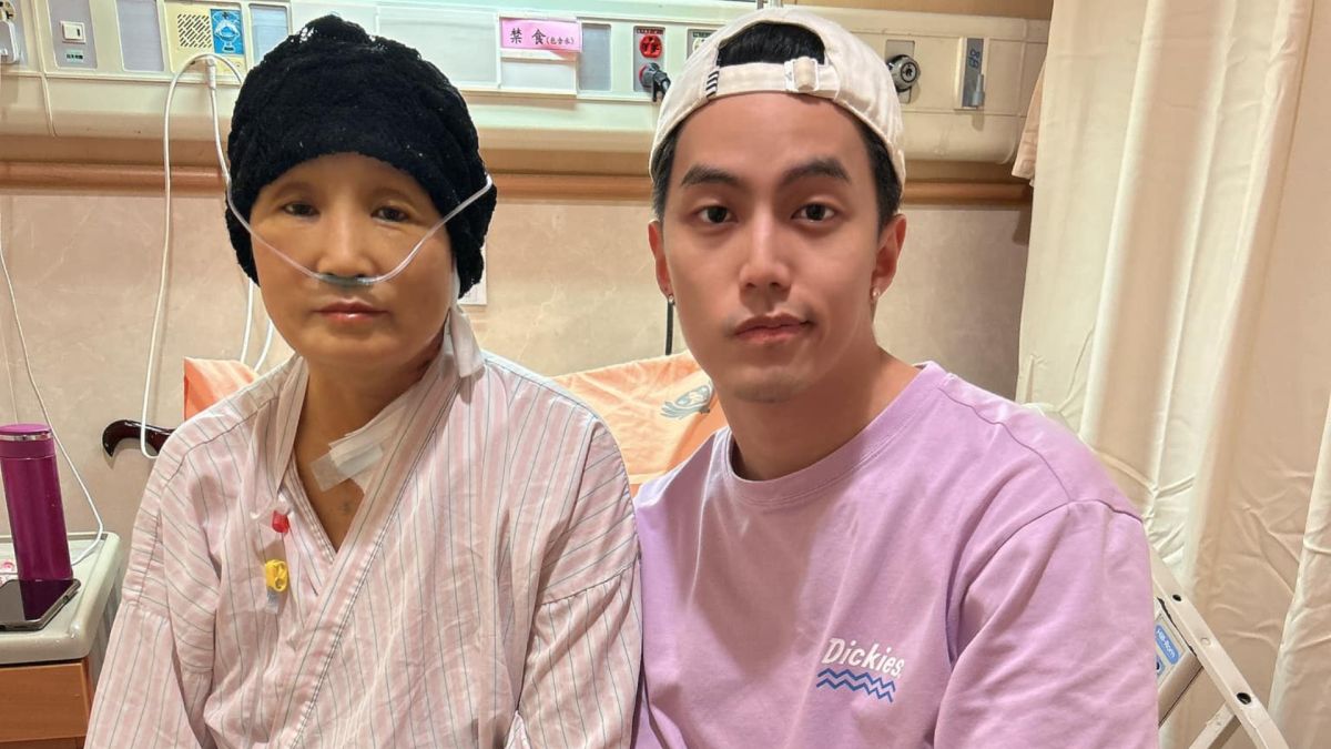 ▲徐謀俊媽媽（左）不敵癌魔病逝。（圖／翻攝自徐謀俊臉書）