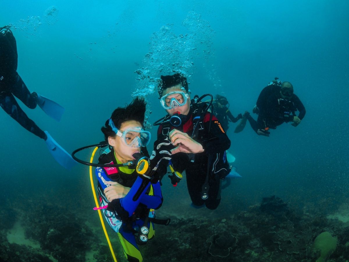 ▲台灣潛水活動盛行，據統計每年國內有超過170萬人次下潛，但投保問題成為「潛」在危機。(圖／立委趙天麟辦公室提供)