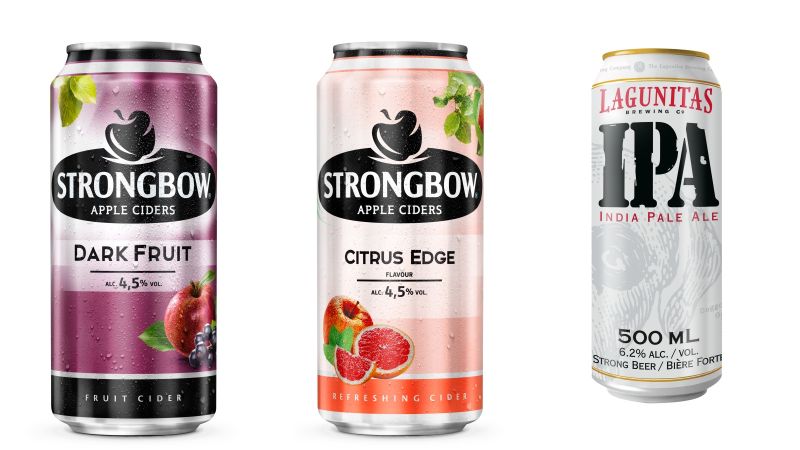 ▲詩莊堡夏季限定「黑甜莓果」、「清新柑橘」;Lagunitas IPA精釀啤酒。(圖/品牌提供)