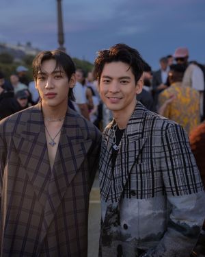 ▲林柏宏(右)飛巴黎時裝秀,合體泰籍男星BamBam。(圖/翻攝自林柏宏Instagram) ▲林柏宏(右)飛巴黎時裝秀,合體泰籍男星BamBam。(圖/翻攝自林柏宏Instagram)