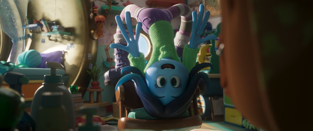 ▲李沐「化聲」海怪公主，在《變身少女露比》中迎戰美人魚。（圖／UIP）