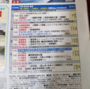 ▲不少台灣網友認為，這個日本旅行團的5天環島遊行程超級趕。（圖／爆廢公社公開版）