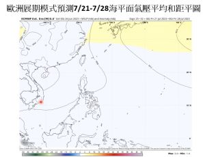 ▲賈新興說明，颱風要發展，需在菲律賓東方海面或南海形成「低壓槽」或「季風槽」，目前觀測下來，7月21日前後最有機會。（圖／賈新興YouTube）