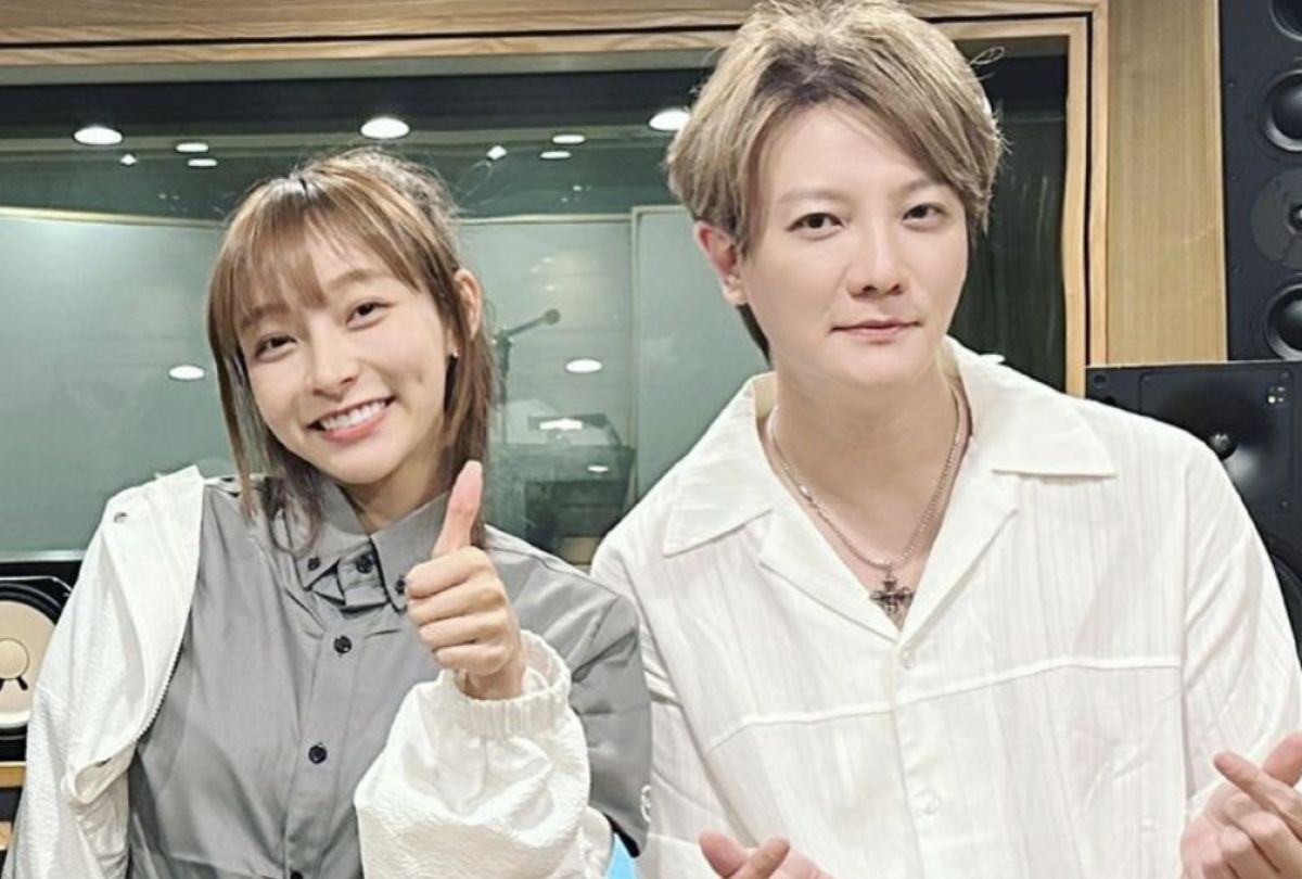 ▲林襄（左）準備推出首支個人出道單曲，找來阿沁擔任製作人及作曲人。（圖／翻攝自阿沁IG）