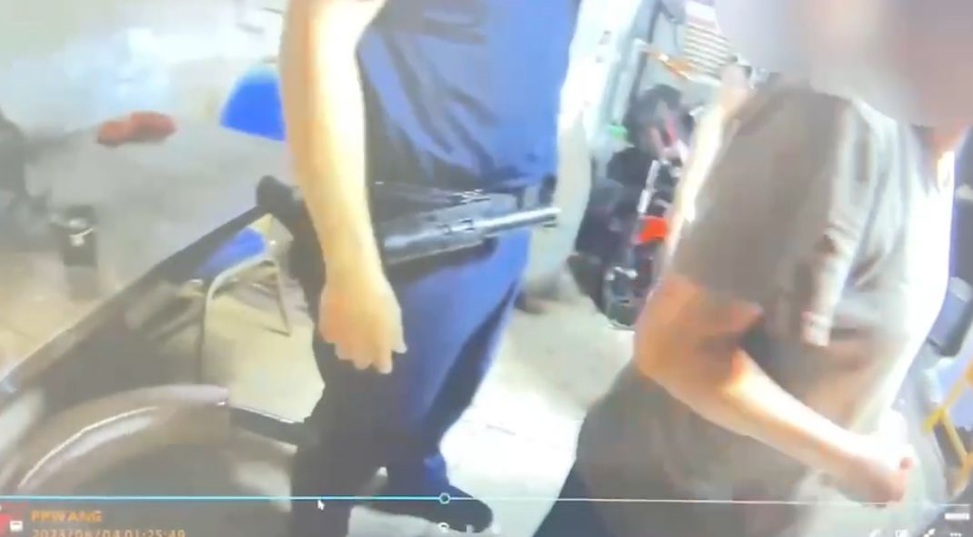 ▲萬華區一家阿公店，傳出一起酒後糾紛，1男被打破頭鮮血直流。（圖／翻攝畫面）