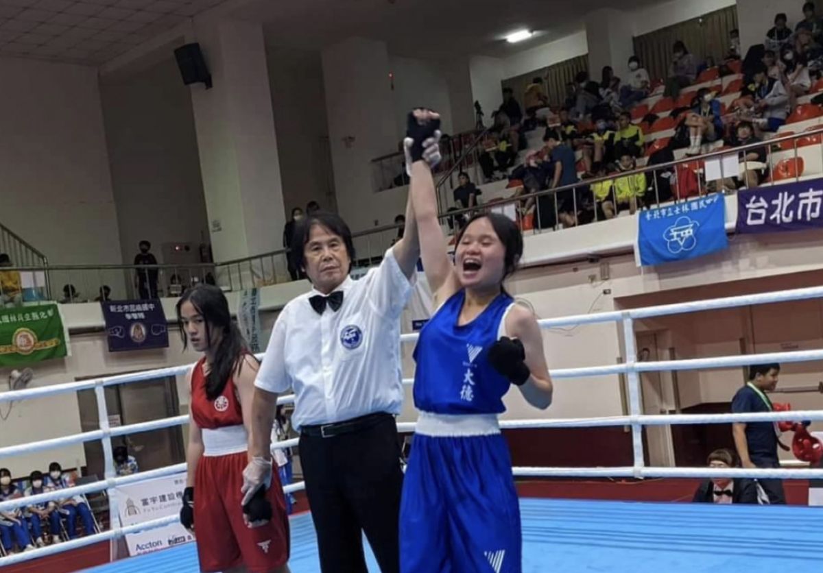 ▲新二代李甜心在女子拳擊運動項目表現亮眼。（圖／移民署提供）