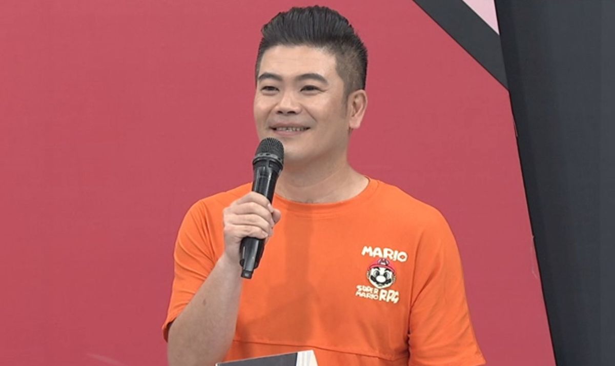 ▲馬國畢認了自己過去經濟出狀況，才想說當婚禮主持人抵紅包。（圖／中天綜合台提供）