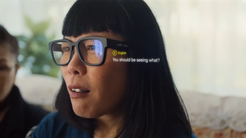 ▲Google AR眼鏡，代號「Project Iris」據傳終止開發計畫。（圖／翻攝官方影片）