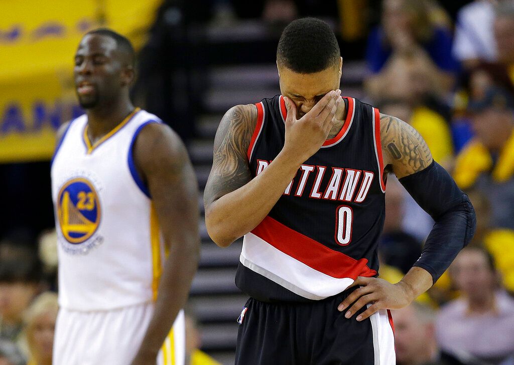 ▲Damian Lillard邀請Draymond Green在一間餐廳會面，不過最終未能面談。（圖／美聯社／達志影像）