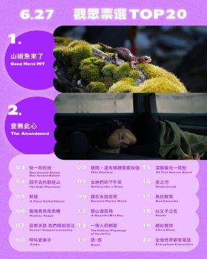 ▲2023「第25屆台北電影節」，《山椒魚來了》「觀眾票選」第一名電影。（圖／台北電影節）