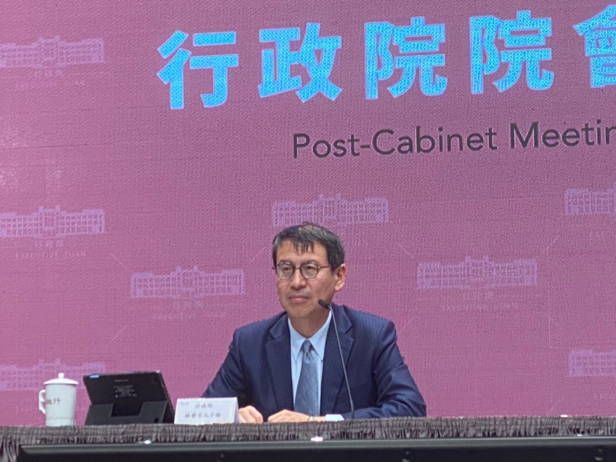 ▲對於NCC審查鏡電視案惹議，行政院發言人林子倫表示，尊重NCC依法行使法定職權，但也應積極妥善向大眾說明和釋疑。（圖／記者陳威叡攝，2023.06.29）