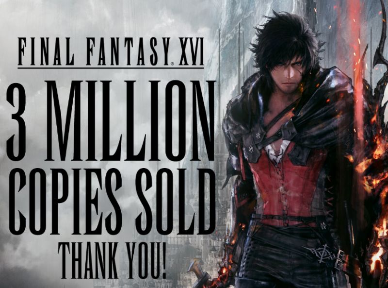 ▲《Final Fantasy XVI》自6月22日上市後一週，銷量已經賣破300萬片。（圖／Twitter@finalfantasyxvi）