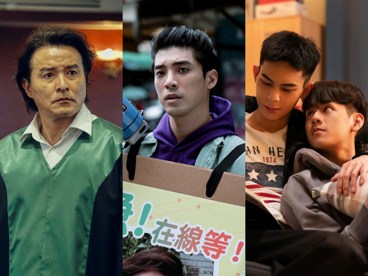 ▲左起李銘順《八尺門的辯護人》、林哲熹《地獄里長》、楊懿軒及洪暐哲《免疫屏蔽》將播出。（圖／鏡文學、風起娛樂、翻攝三立華劇臉書）