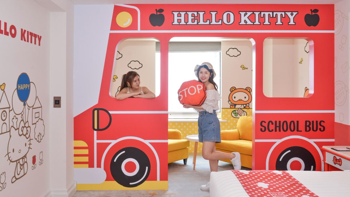 ▲「三麗鷗主題房-夏日童樂園」住房專案，暑假期間特別搭配貝兒絲樂園暢玩門票，此外還提供多樣好禮。（圖／高雄漢來大飯店提供）