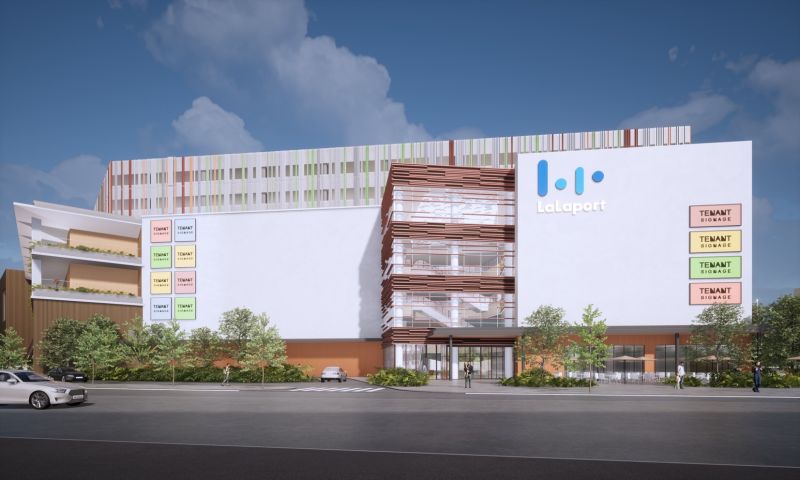 ▲Mitsui Shopping Park LaLaport 高雄模擬示意圖(圖/高雄市經發局提供)