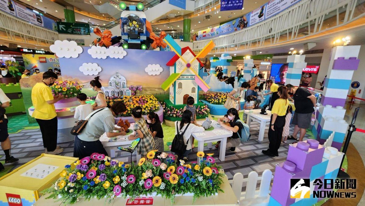 ▲「樂高奇幻世界之旅」精選四個別具特色的國家打造情境體驗區，不用搭飛機也能跟著樂高環遊世界。（圖／記者陳美嘉攝，2023.06.30）