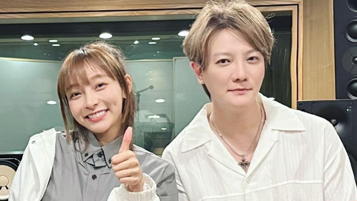 ▲林襄（左）即將推出新單曲，引發粉絲關注，製作人阿沁也分享兩人合作契機，雖然錄音錄了一整天，但整體過程還OK。（圖／阿沁FB）