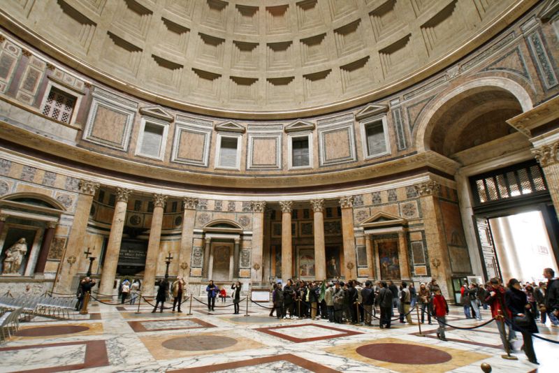 ▲羅馬知名景點萬神殿（Pantheon）。（圖／美聯社／達志影像）
