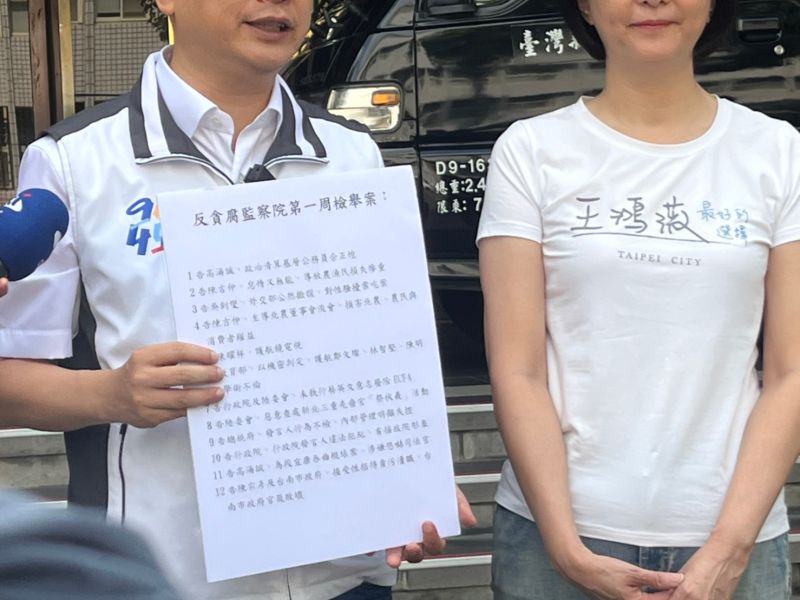 ▲羅智強成立「反貪腐監察院」,陸續提出檢舉案(圖/羅智強辦公室提供)