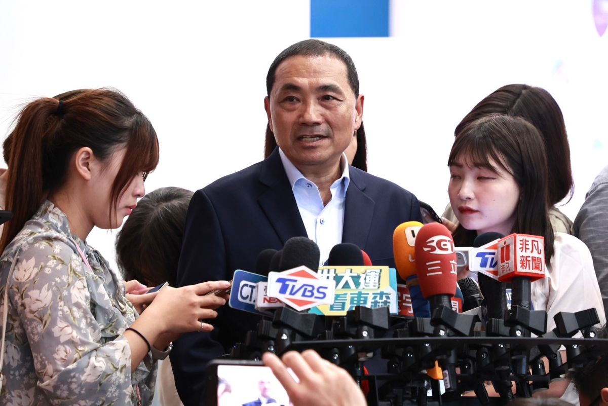 ▲侯友宜先前首度對九二共識表態，強調接受合乎中華民國憲法的九二共識。（圖／記者葉政勳攝，2023.07.03）