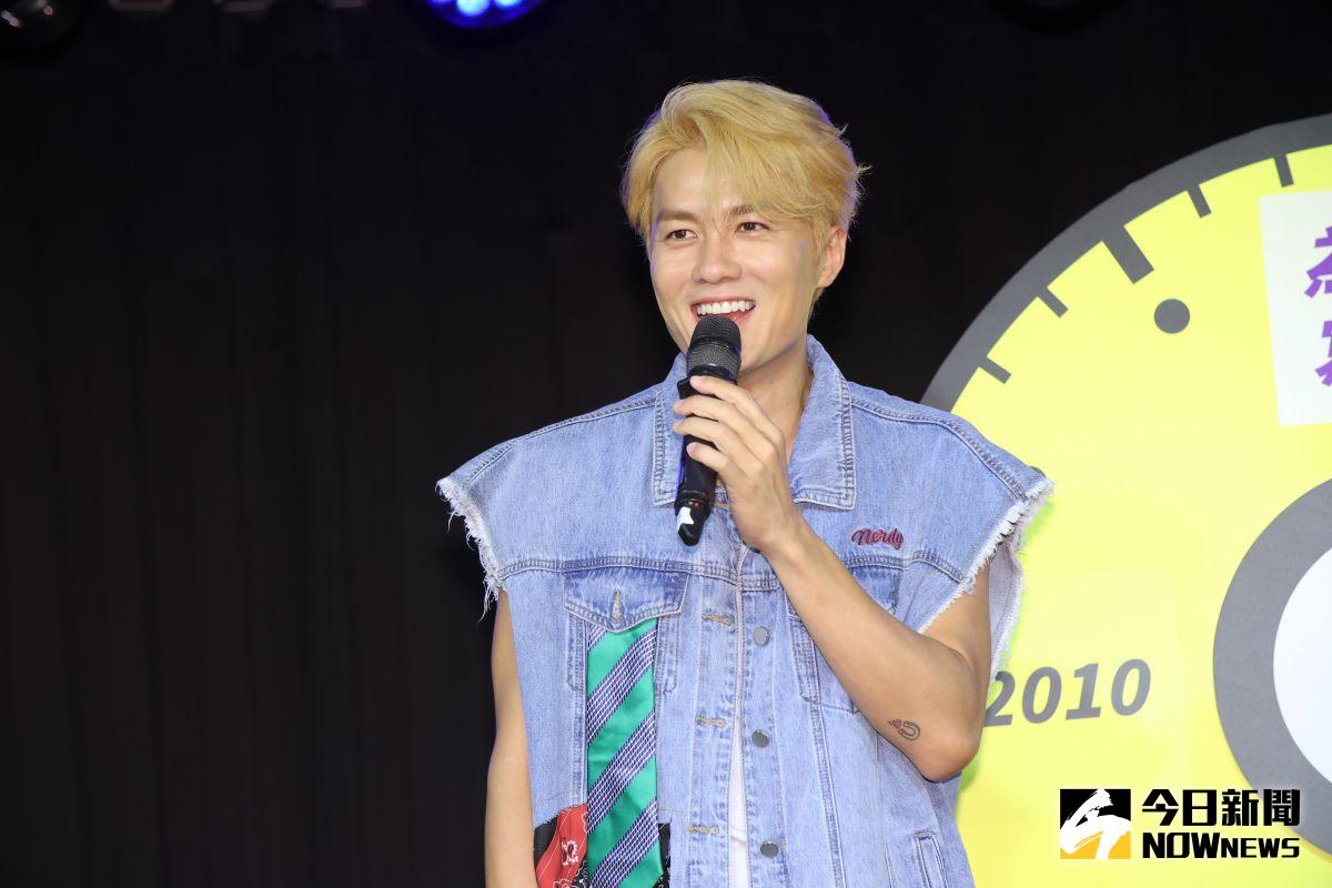 ▲吳克群證實與陳語安在今年過年時，就已經分開。（圖 / 記者陳明中攝）