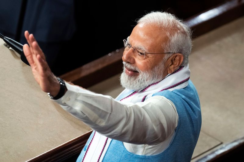▲印度總理莫迪於20國集團（G20）在新德里舉行高峰會期間，就加拿大出現針對印度的抗議事件，向加拿大總理杜魯道表達嚴正關切。（圖／美聯社／達志影像）
