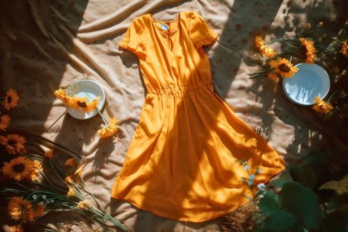 黃色洋裝、衣服。(圖/photoAC) ▲小暑期間多穿偏黃色或米黃色衣服,有助化煞開運。(圖/photoAC)