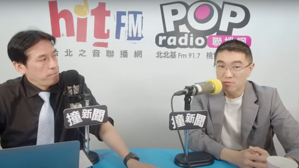 ▲對於侯友宜民調滑落，謝國樑在專訪時表示他會全力支持候友宜到底，希望未來與非綠陣營有合作空間。（圖 ／翻攝hitFm【嗆新聞】畫面）