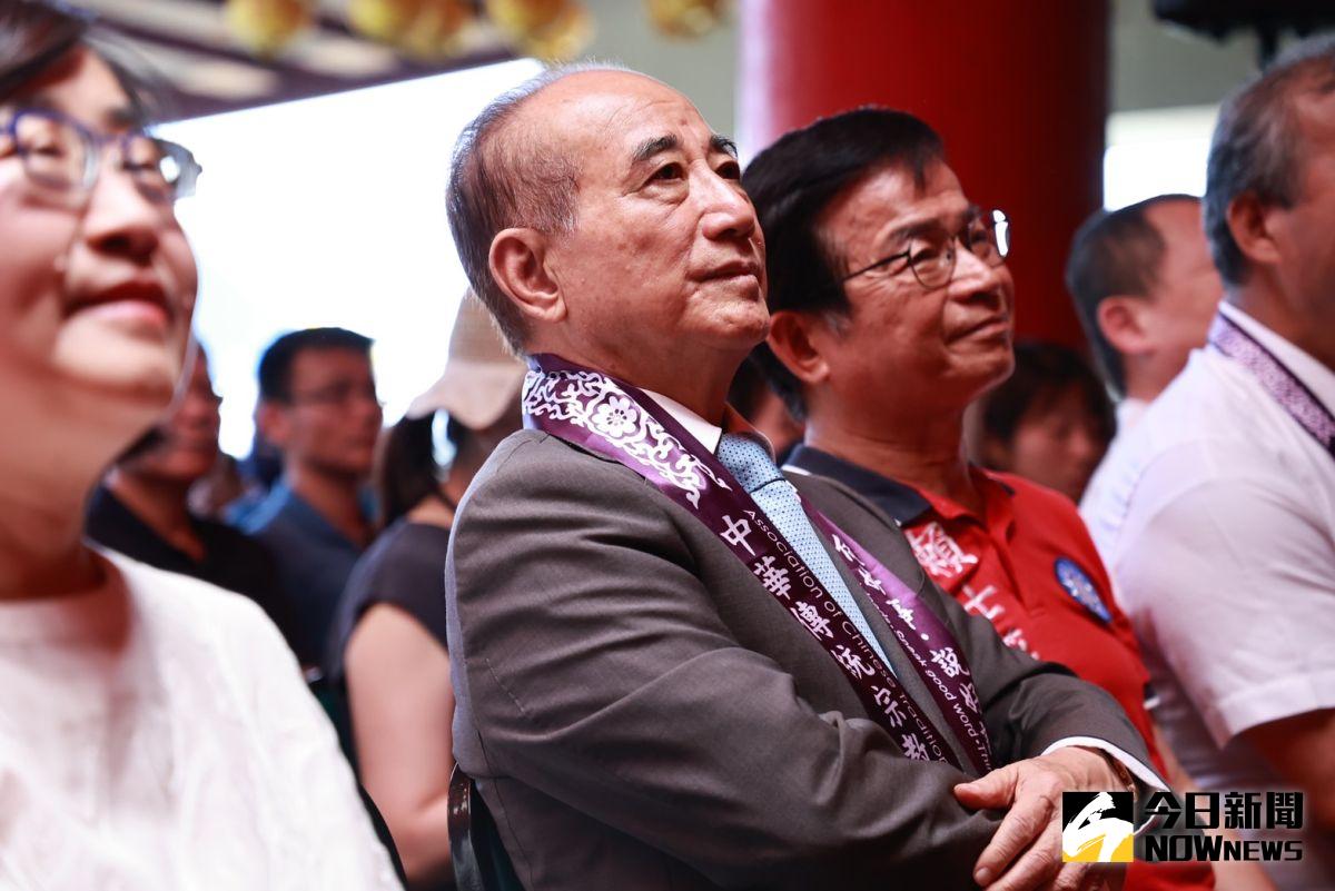 ▲立法院前院長王金平坦言，國民黨整合還不圓滿。（圖／記者葉政勳攝，2023.07.05）