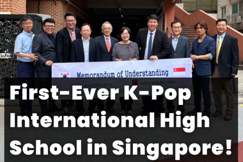 ▲新加坡的萊佛士音樂學院與首爾表演藝術高中合作，創辦新加坡首所K-POP高中，讓韓流偶像搖籃的觸角延伸到東南亞。（圖／翻攝自新加坡萊佛士音樂學院的IG）