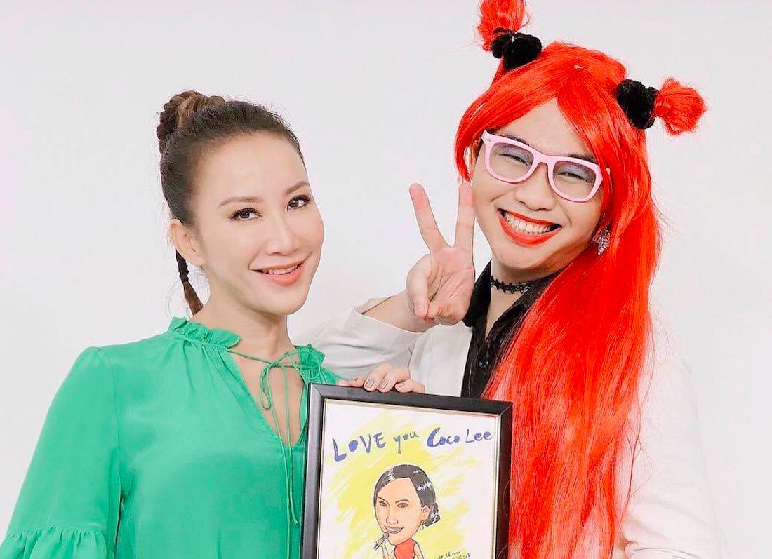 ▲那那大師（右）認為李玟是陽光，回想起4年前李玟攻蛋開唱時說的一句話，讓他好心疼。（圖／翻攝那那大師臉書）