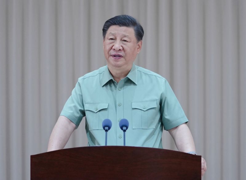 ▲無論火箭軍領導清洗的真正原因為何,都顯示出習近平正處於風暴核心。圖為習近平之前視察東部戰區資料照。(圖/翻攝自新華社)