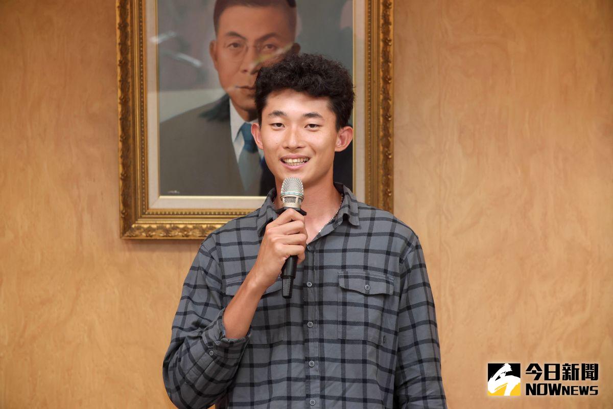 ▲郭泓志外甥，文化大學林振瑋加盟聖路易紅雀。(特約記者陳明中攝)