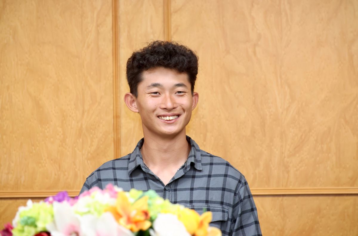 ▲郭泓志外甥，文化大學林振瑋加盟聖路易紅雀。(特約記者陳明中攝)