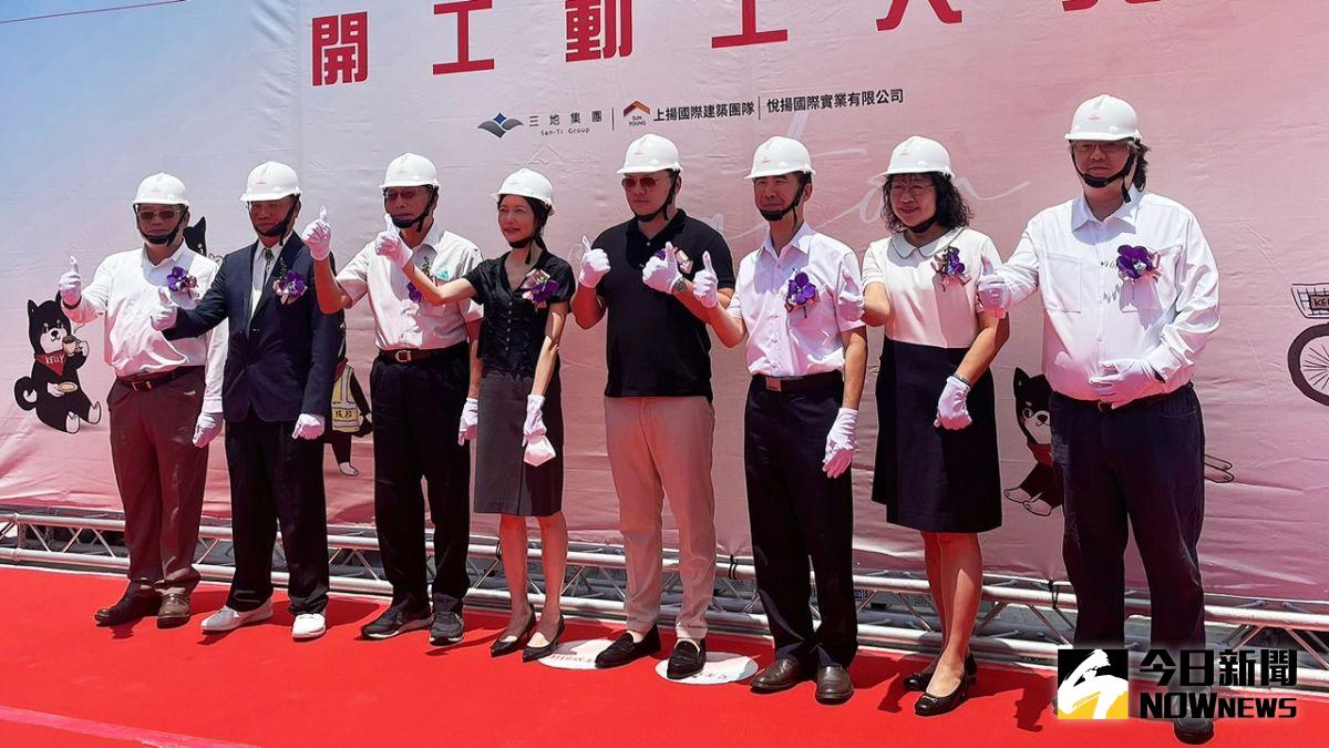 ▲三地集團地上權大樓案，主打讓年輕人世代第一次就住進市中心，實現居住正義的口號。（圖／記者陳美嘉攝，2023.07.07）