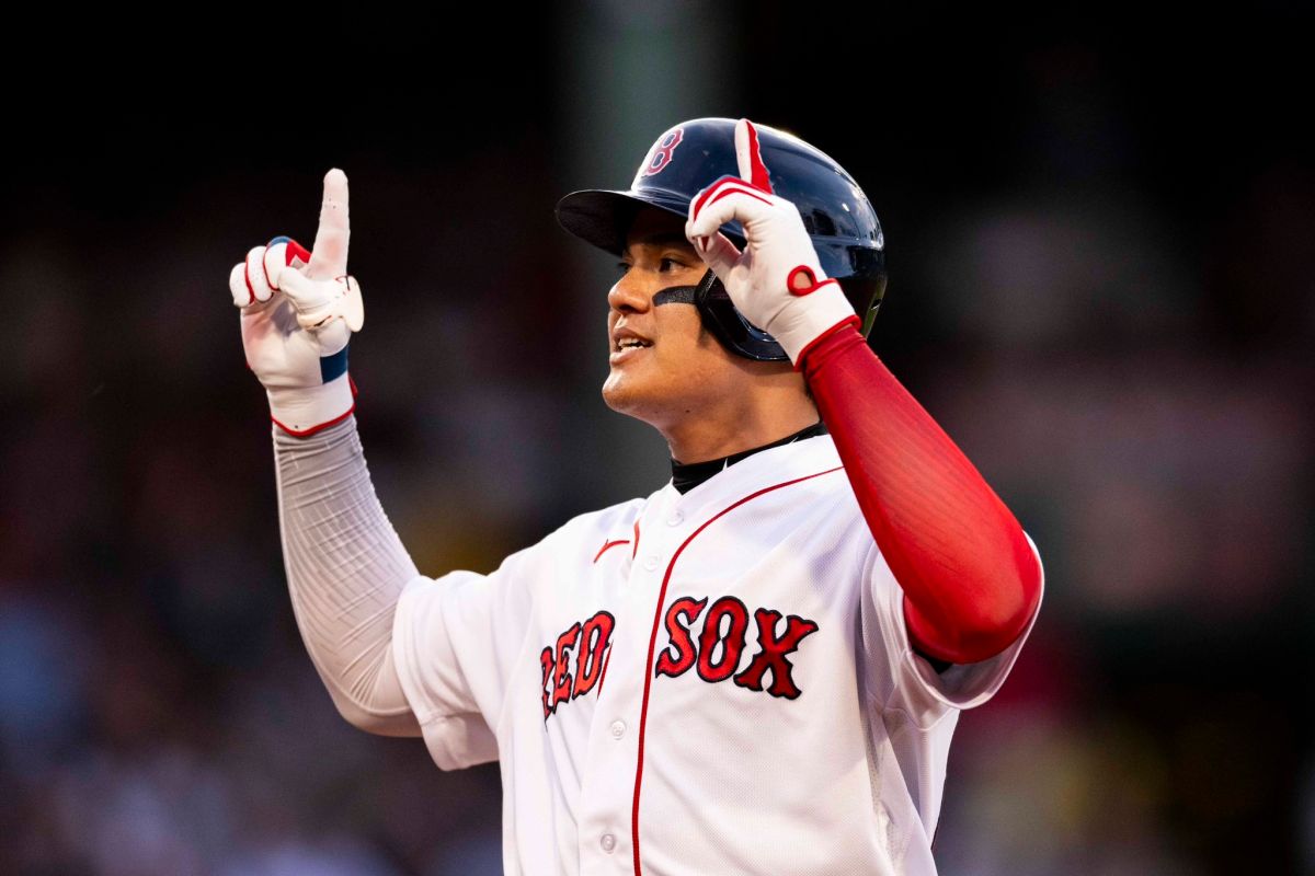 ▲台灣旅美好手張育成仍無合約在身，日前透露會考慮亞洲職棒，但目前仍以返回大聯盟為首要目標。（圖／紅襪隊推特）