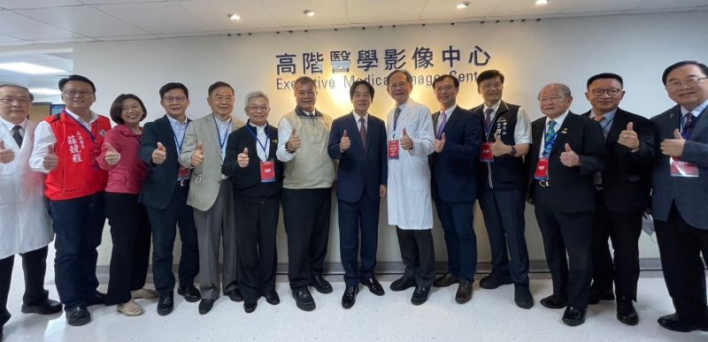 ▲副總統賴清德參加台中榮總高階醫學影像中心開幕揭牌典禮。(圖/台中榮總提供,2023.07.08)
