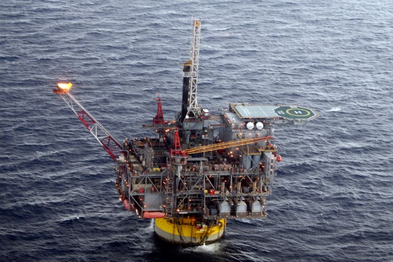 ▲墨西哥石油公司（Pemex）在墨西哥灣（Gulf of Mexico）南部外海的一座石油平台今天清晨發生大火，造成2人死亡、1人失蹤。資料照片。（圖／美聯社／達志影像）