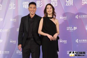 ▲台北電影節今晚登場，王陽明（左）與陳庭妮今晚一起頒發「最佳造型獎」。（圖／記者陳明中攝影）