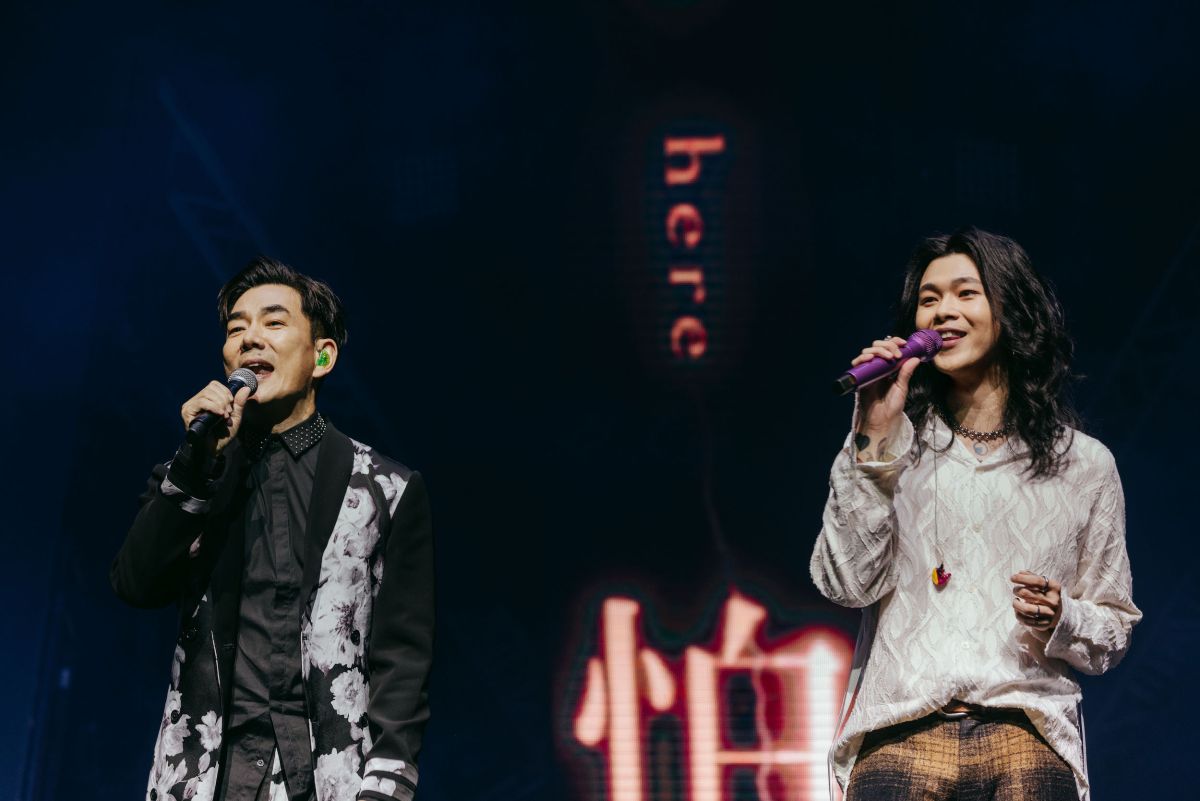 ▲麋先生首度在北流開唱，任賢齊（左）擔任嘉賓。（圖／相信音樂提供）