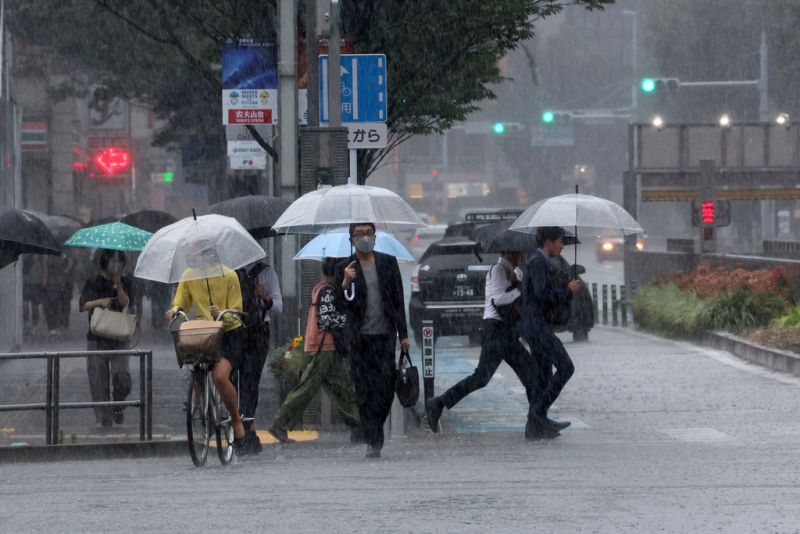 ▲日本九州近日暴雨不斷。資料照。（圖／美聯社／達志影像）