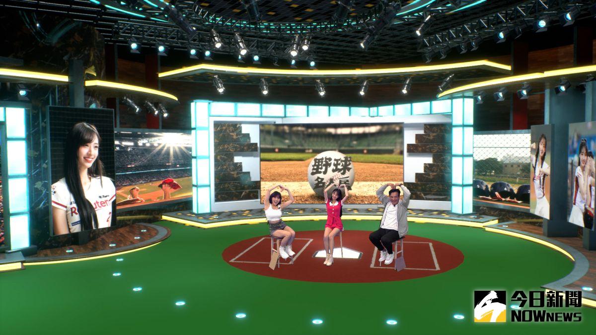 ▲嘎琳幫主持人「黃忠義」編一段應援舞，讓主持人超害羞。（圖／胡繼偉 攝）