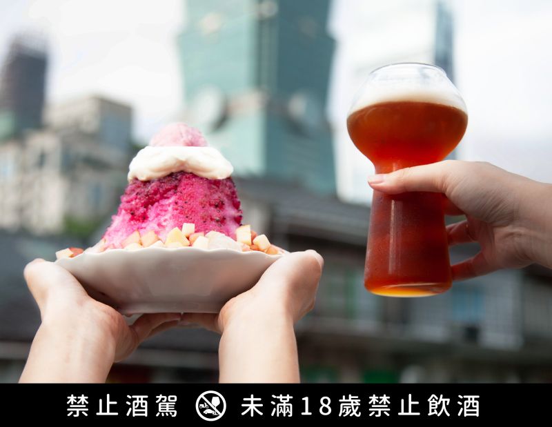▲除了冰品,好丘信義店還推出屢獲世界各大啤酒賽事的台灣精釀啤酒品牌「啤酒頭」的現壓生啤。(圖/好丘提供)