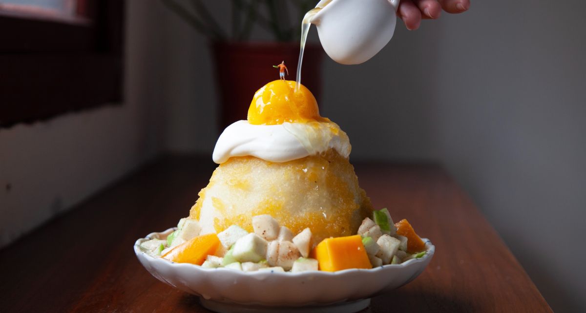 ▲夏天必吃10大隱藏芒果冰！大心mini芒果霜淇淋單點才49元、點主食免費送！Suage北海道湯咖哩神秘50元芒果優格霜淇淋、藏壽司盛夏芒果白玉聖代、壽司郎芒果雪花冰等。（圖／好丘提供）